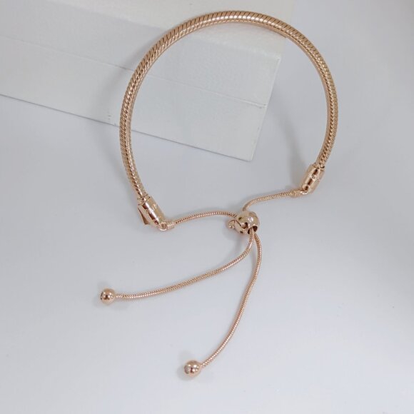 Pandora Bracelet - Mickey Castle Slider - Rose Gold - Picture 1 of 6